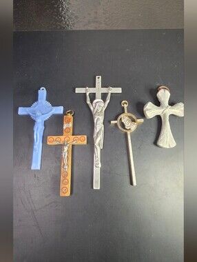 Religious Cross Pendant Collection - Assorted Colors
